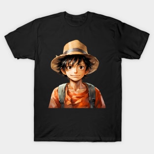 Reimagined Monkey D. Luffy from One Piece.png T-Shirt